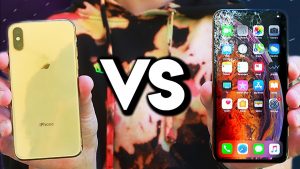 iPhone Xs drop test