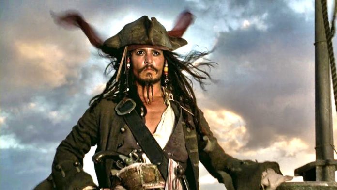 Jack Sparrow Johnny Depp Pirati dei Caraibi