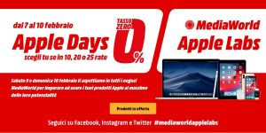 Mediaworld Apple Days e Apple Labs