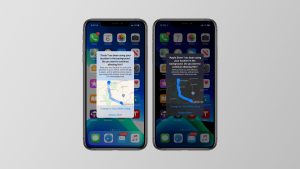 iOS 13 mappe app posizione