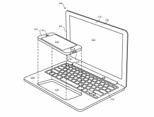 Brevetto Apple mostra una dock per iPhone e iPad su MacBook