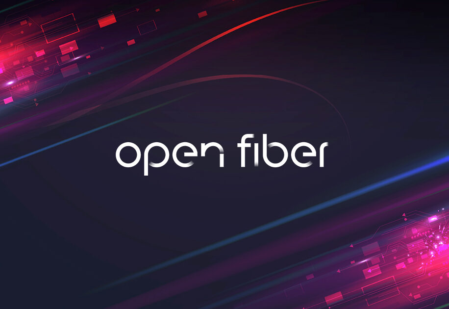 Open fiber copertina