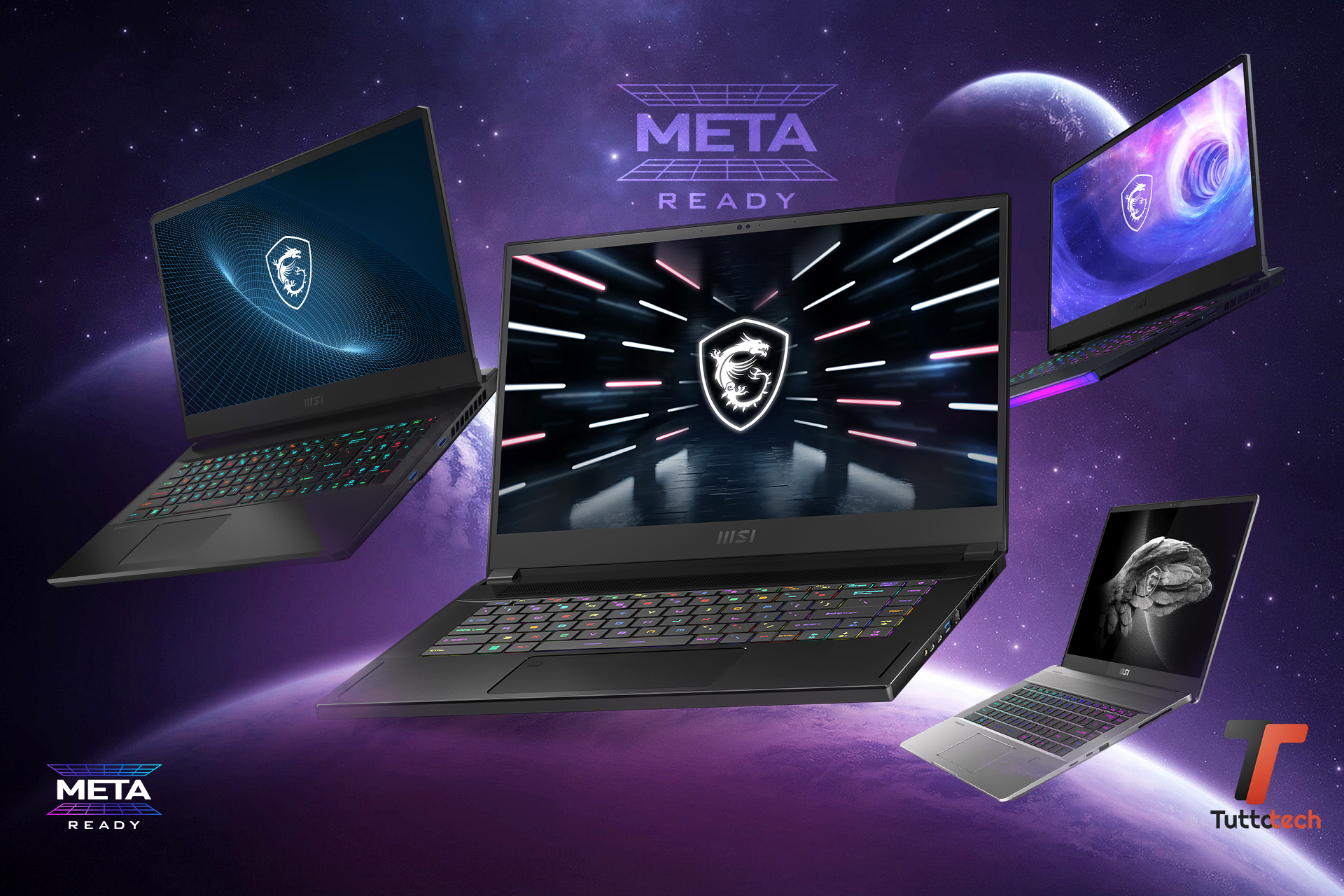 Msi meta notebook gaming ready metaverso