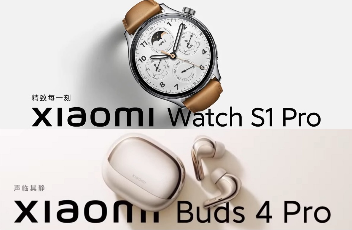 Xiaomi Buds 4 Pro e Watch S1 Pro sono ufficiali: cuffie TWS e smartwatch al  top