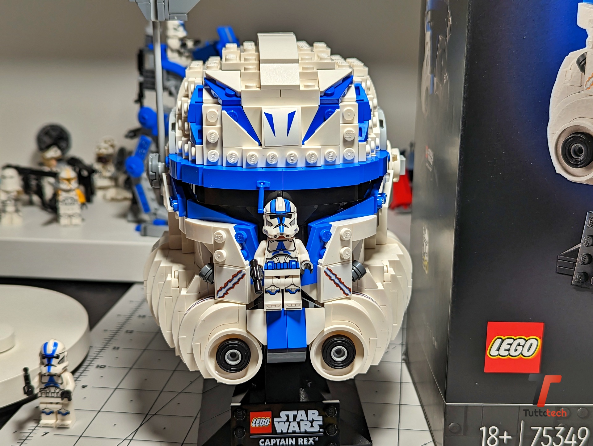 LEGO Star Wars 75349 Casco di Captain Rex, The Clone Wars, da collezione in  Vendita Online