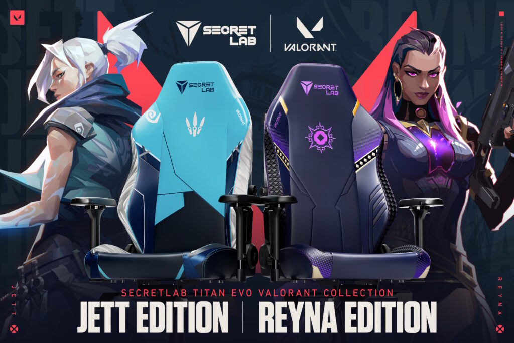 Secretlab x VALORANT Jett e Reyna