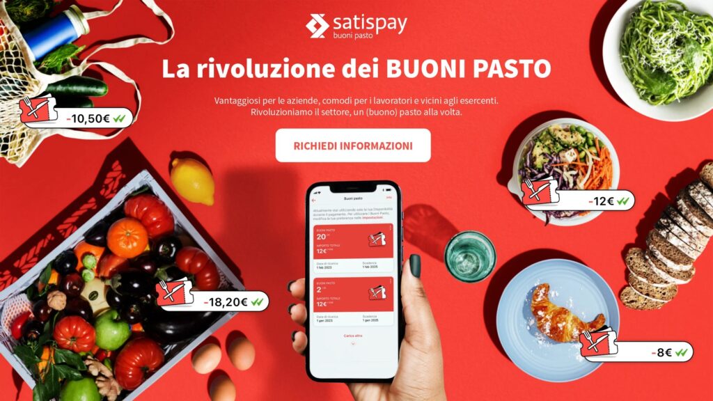 I buoni pasto diventano digitali e (anche) a commissioni zero con Satispay 1