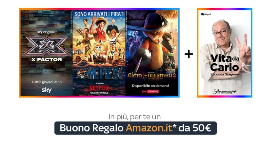 sky offerta amazon