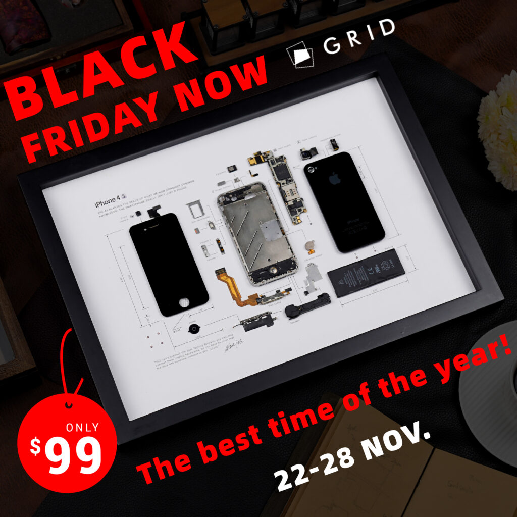 La tecnologia come opera d'arte: il Black Friday di GRID porta sconti fino al 50% 1