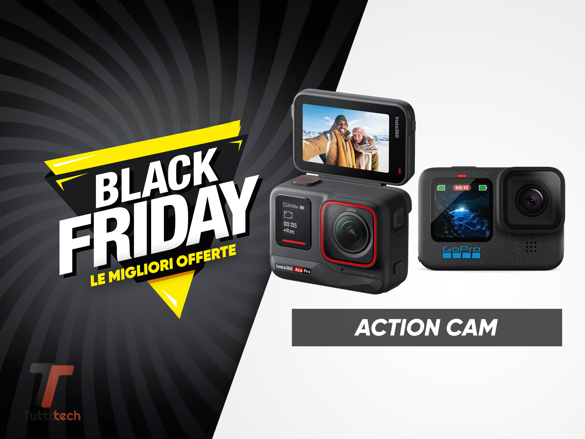 Migliori offerte action cam black friday