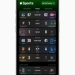 Risultati in tempo reale e molto altro a portata di iPhone con l'app Apple Sports 4