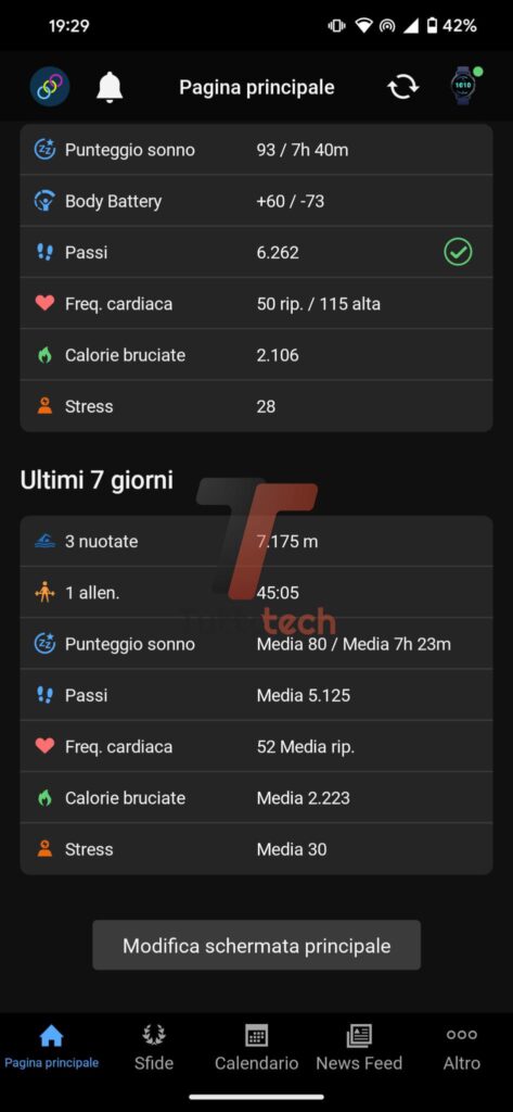 Garmin Connect app