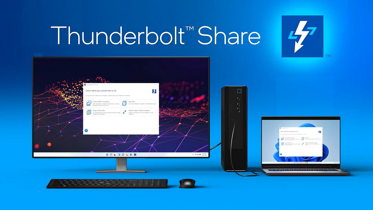 Intel Thunderbolt Share rivoluziona la condivisione di file e periferiche da PC 1