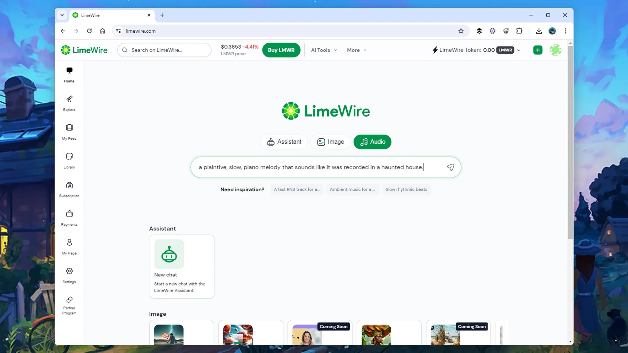 LimeWire AI Music Studio