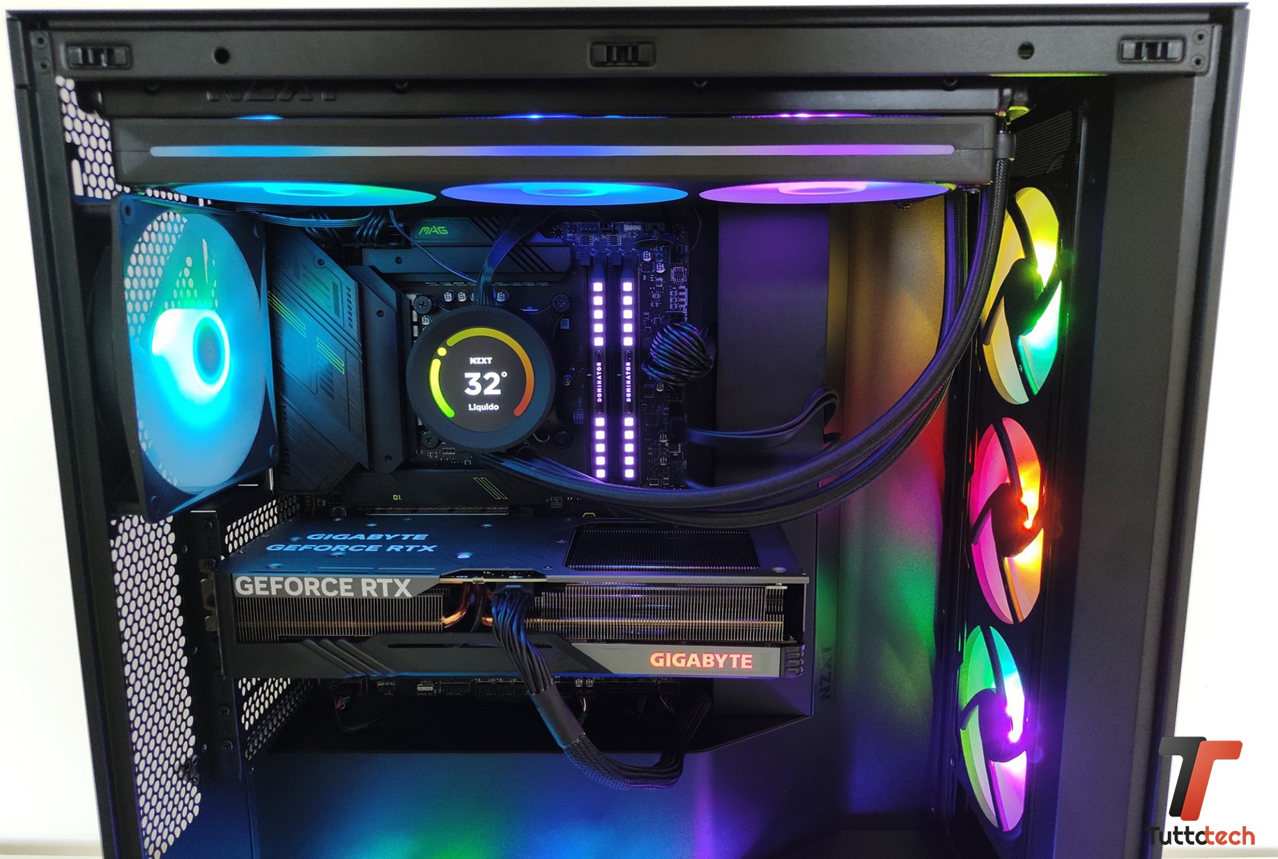 NZXT H7 Flow RGB cpu cooler