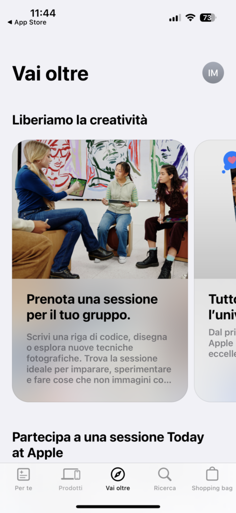 App Apple Store rinnovata 1