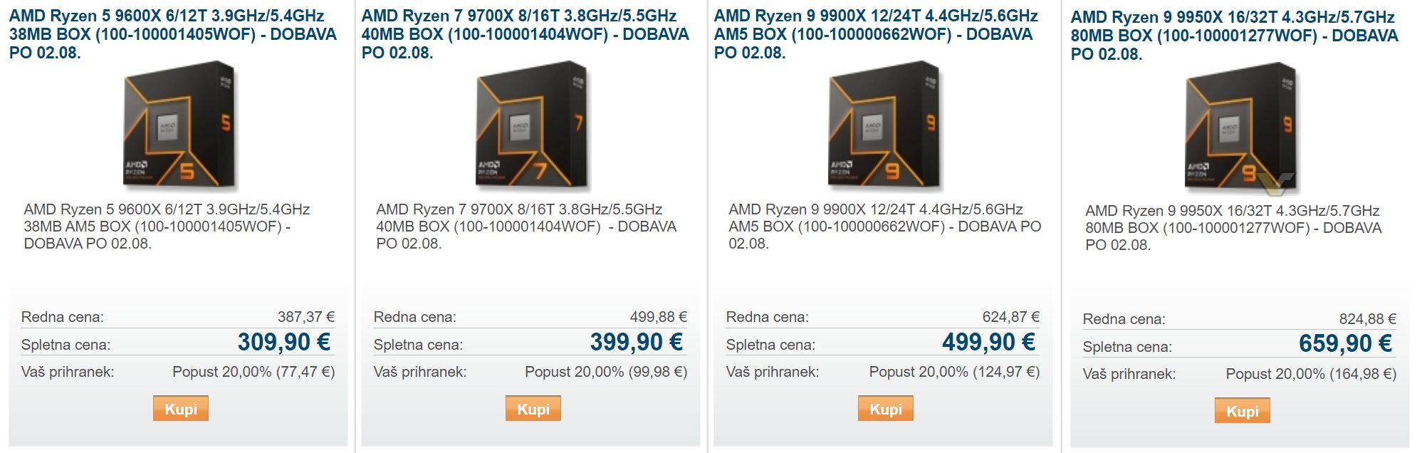 AMD Ryzen 9000 prezzi