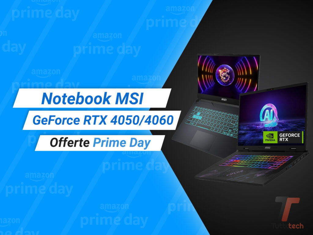 Notebook MSI offerta Prime Day