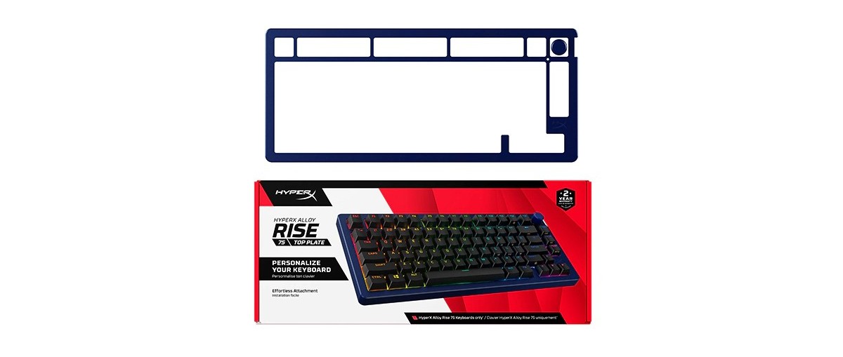 HyperX Alloy Rise 75 Top Plate