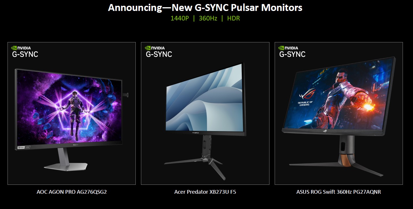 NVIDIA G-Sync Pulsar Gamescom 2024 monitor