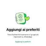 WhatsApp ora permette di contrassegnare contatti e gruppi come preferiti su iPhone 2