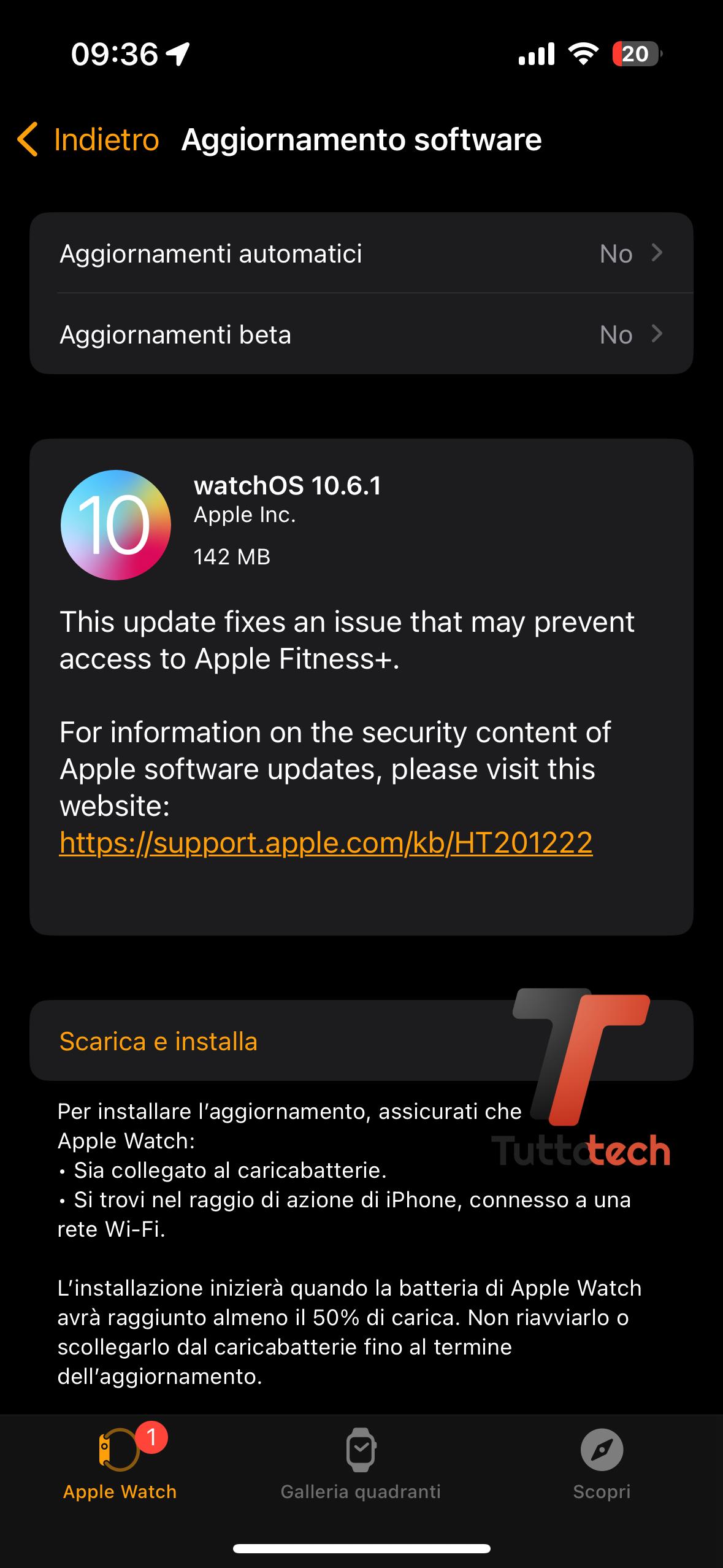 watchOS 10.6.1