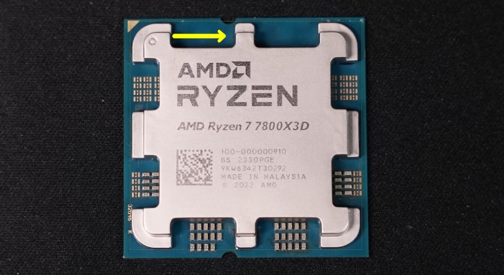 AMD Ryzen 7 7800X3D fake IHS