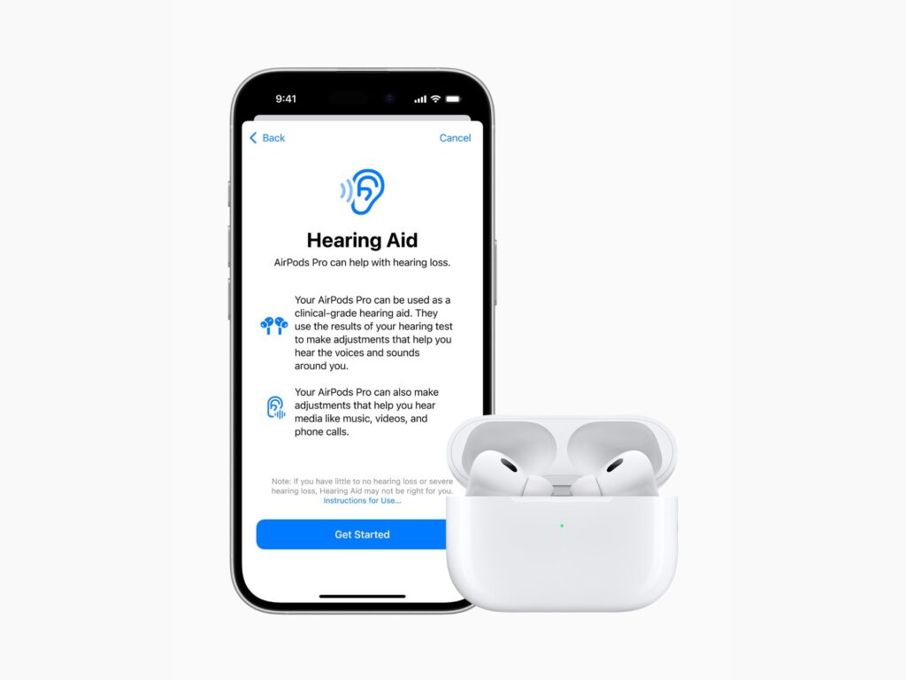 Apple AirPods Hearing Aid