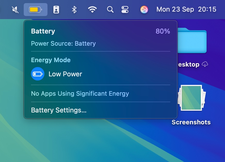 Apple macOS 15.1 Sequoia DB5 - Low Power Mode