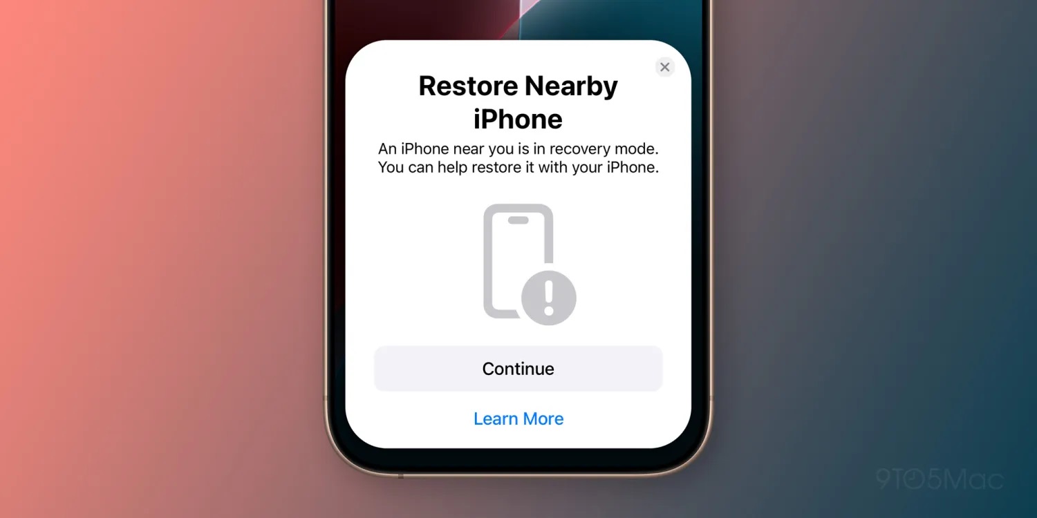 iphone 16 recovery restore firmware wireless