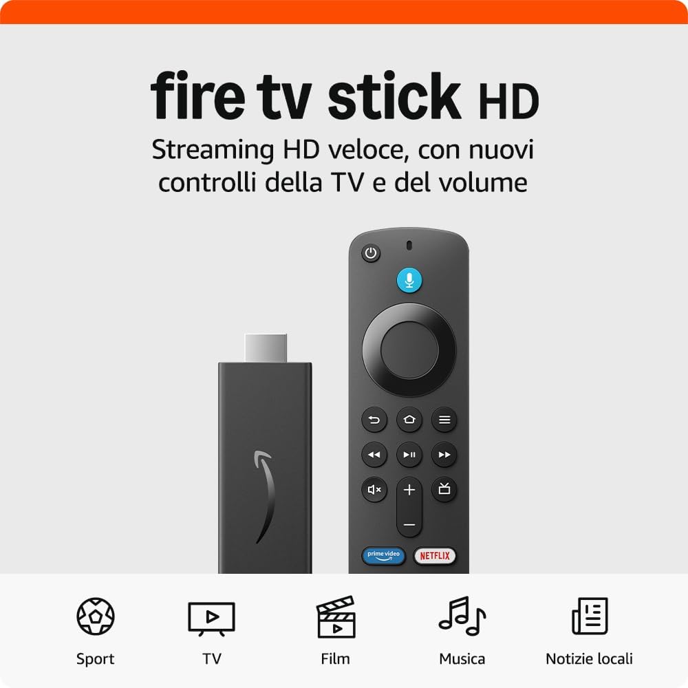 Amazon Fire TV Stick HD di terza generazione (2024)