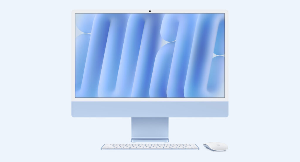 Apple iMac M4 blu