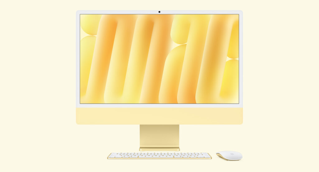 Apple iMac M4 giallo