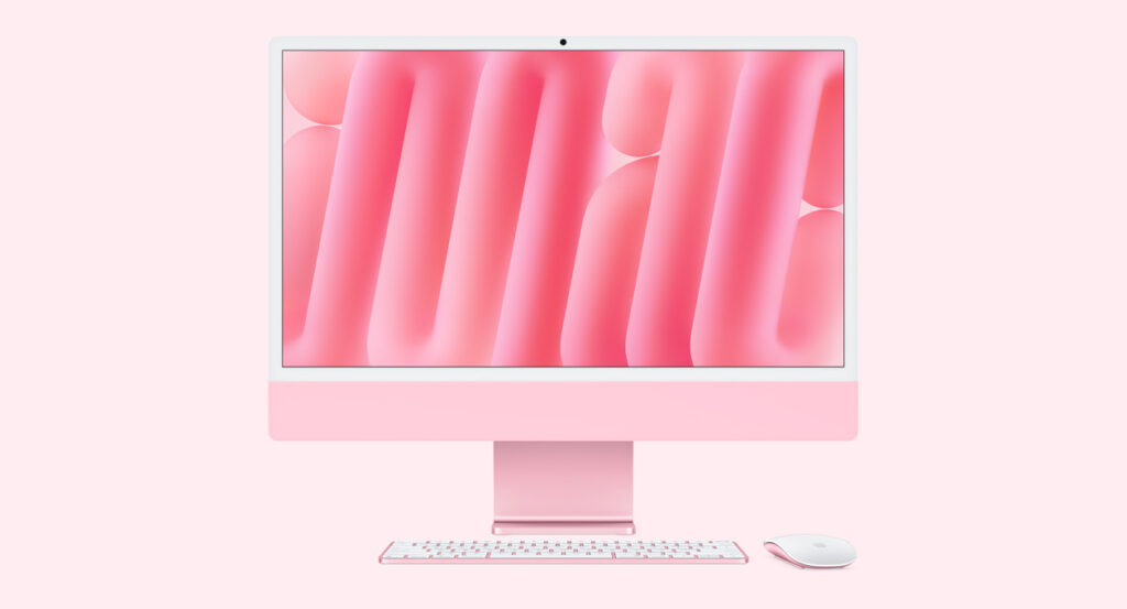 Apple iMac M4 rosa