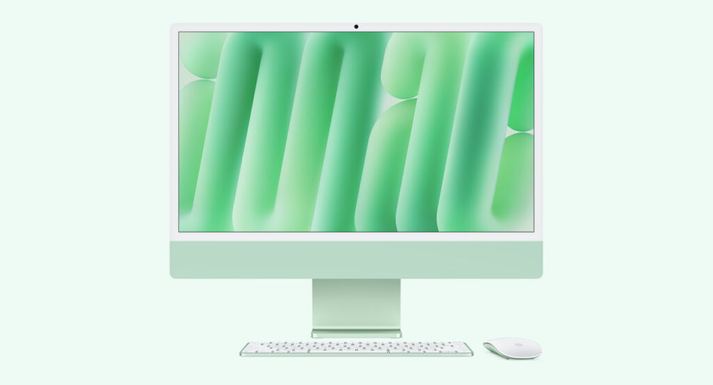 Apple iMac M4 verde