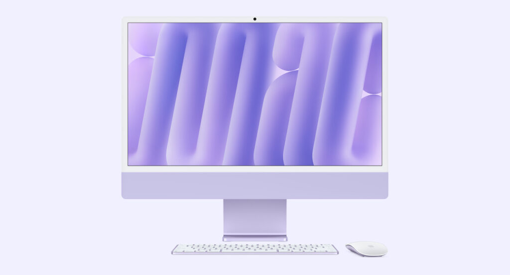 Apple iMac M4 viola