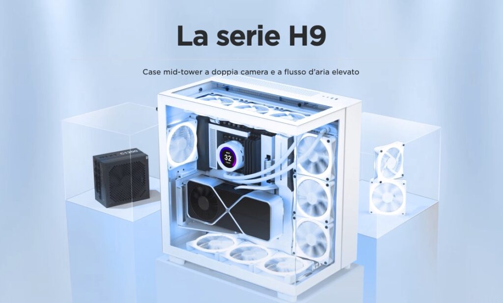 Il case Desktop NZXT H9 Flow è al minimo storico su Amazon per un mix di eleganza e potenza 1