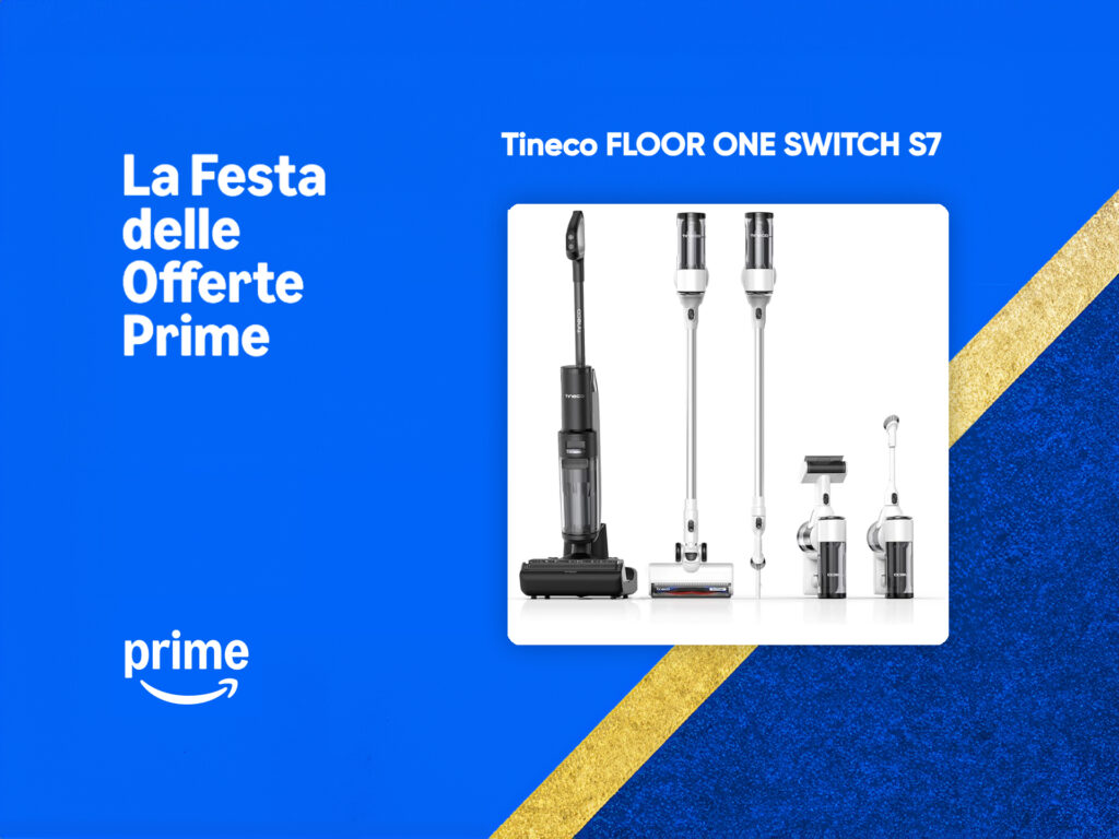 Tineco FLOOR ONE SWITCH S7 non è mai stato così conveniente come per la Festa delle Offerte Prime 2