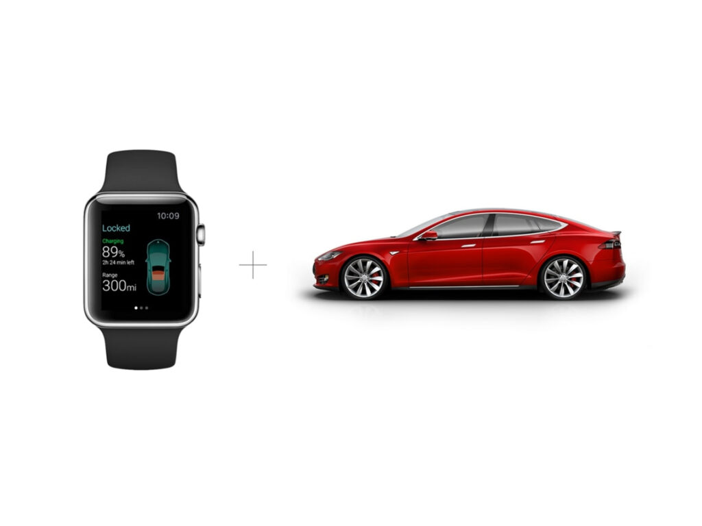 Apple Watch potrebbe presto aprire le porte della vostra Tesla 1