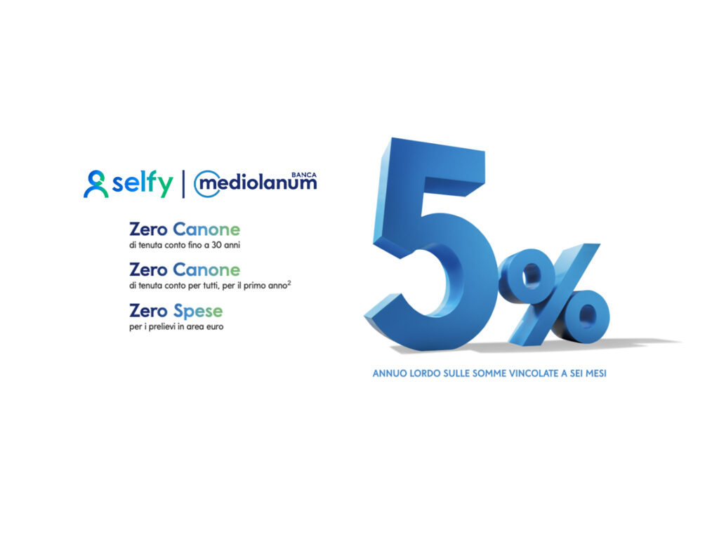 Ultimi giorni per ottenere il 5% annuo di interesse con SelfyConto: i dettagli 1