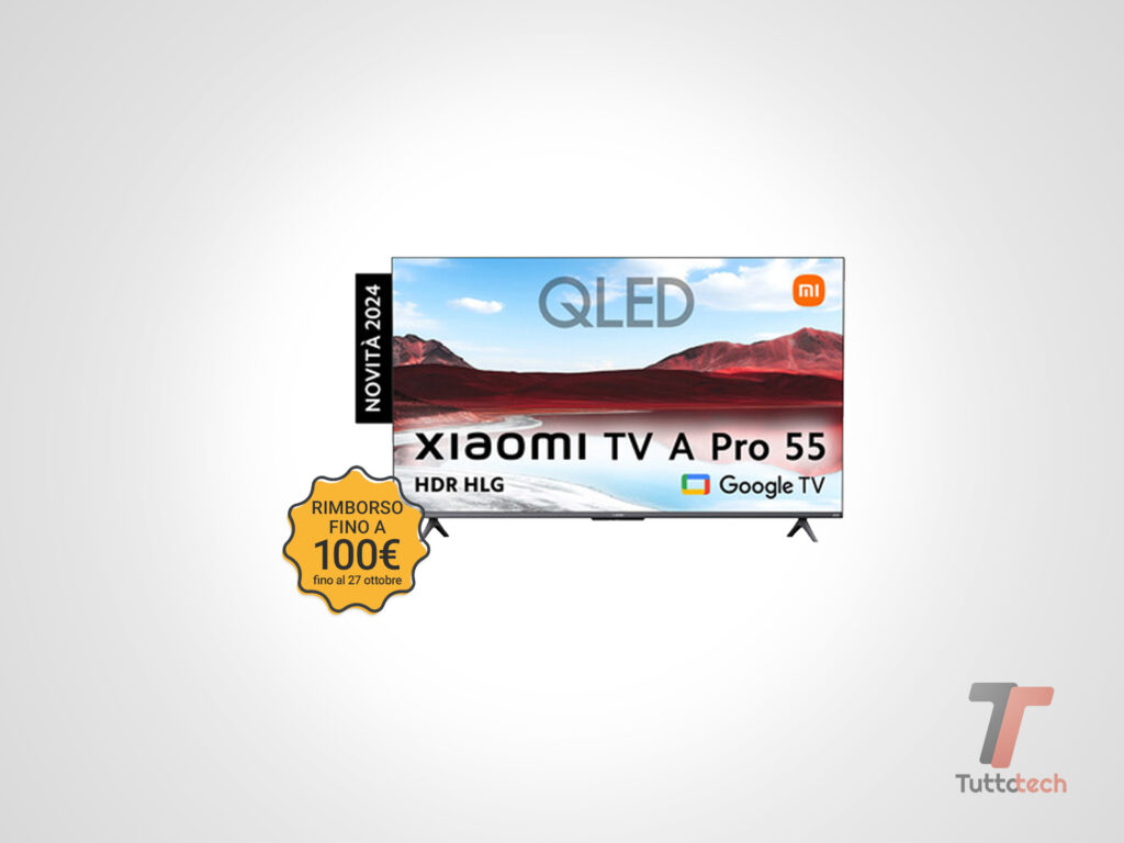 Questo bel TV QLED 4K da 55" è in offerta a 399€, ma potete avere altri 100€ di sconto 1