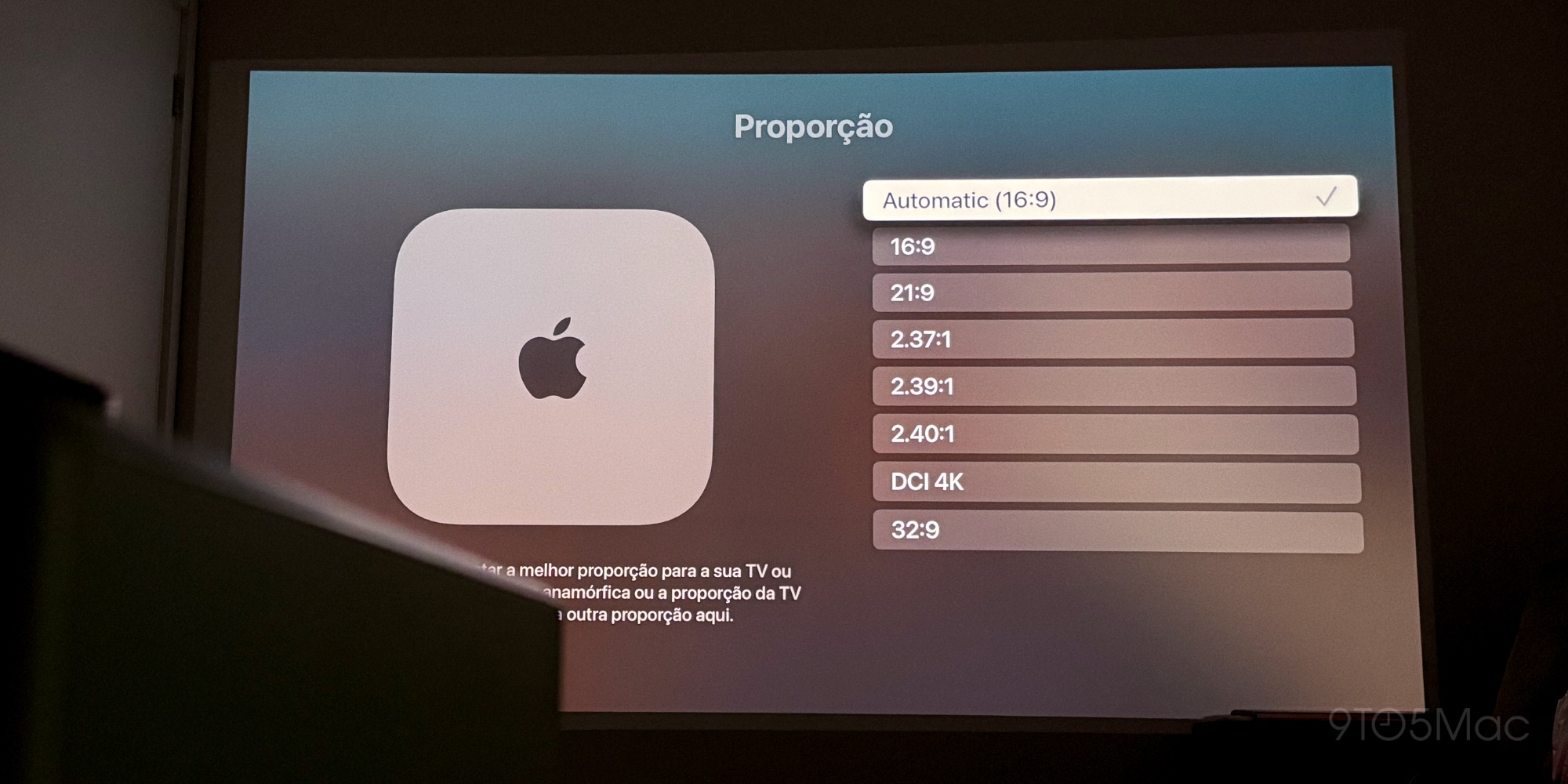 Apple tvOS 18.2 DB1 - supporto ai 21:9 per Apple TV