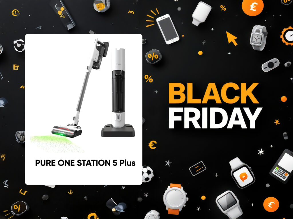 Questo aspirapolvere cordless ha la stazione di svuotamento ed è in offerta per il Black Friday 2