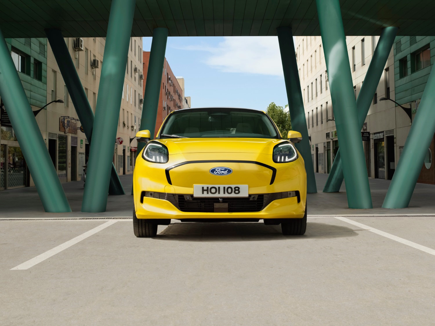 Ford Puma elettrica frontale