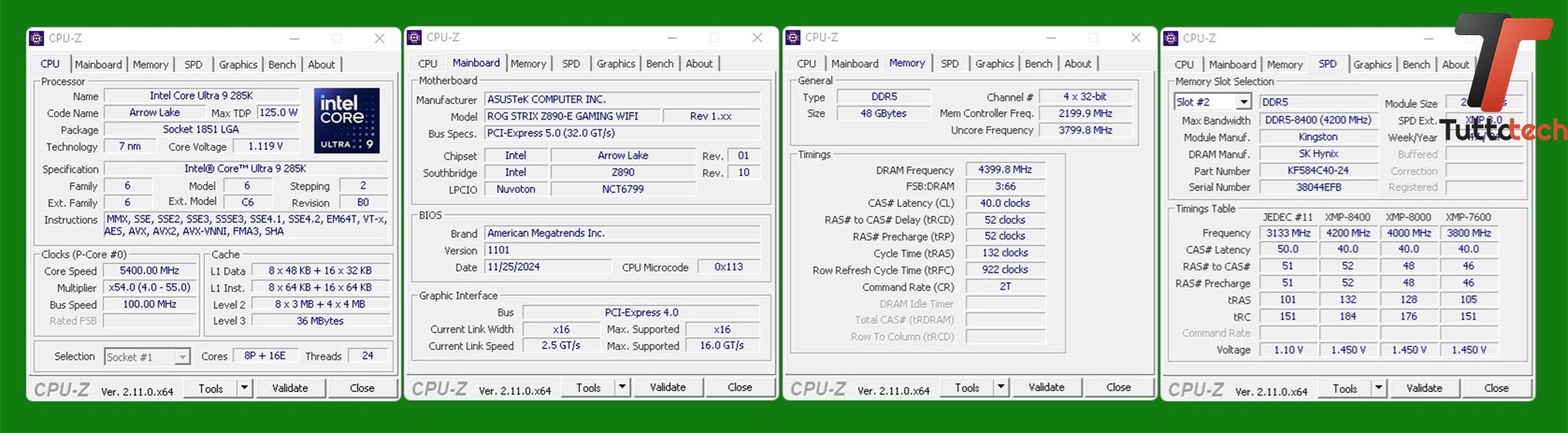 Kingston FURY Renegade RGB DDR5 CUDIMM 8.400 overclock 8.800