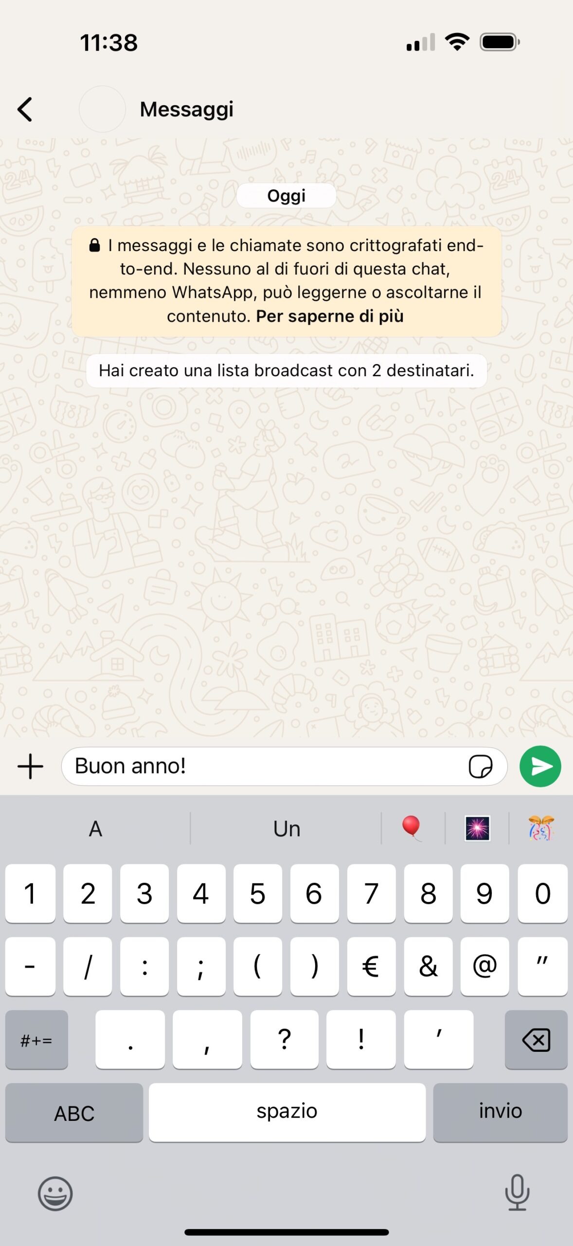 La guida per programmare i messaggi di auguri di Capodanno con iPhone 2