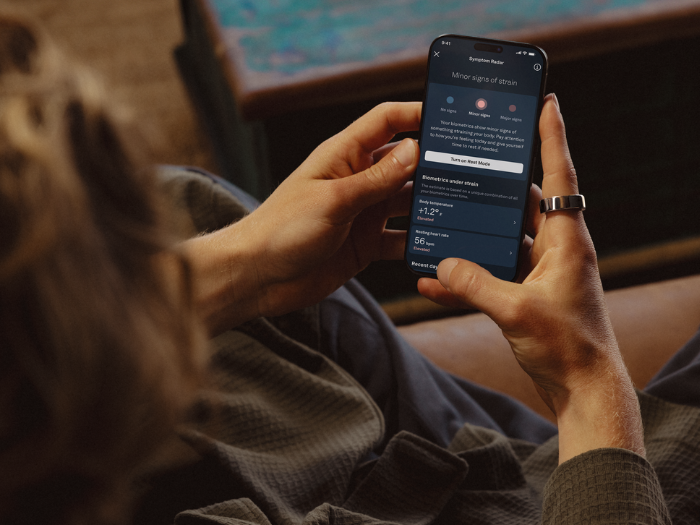 Oura Ring Symptom Radar
