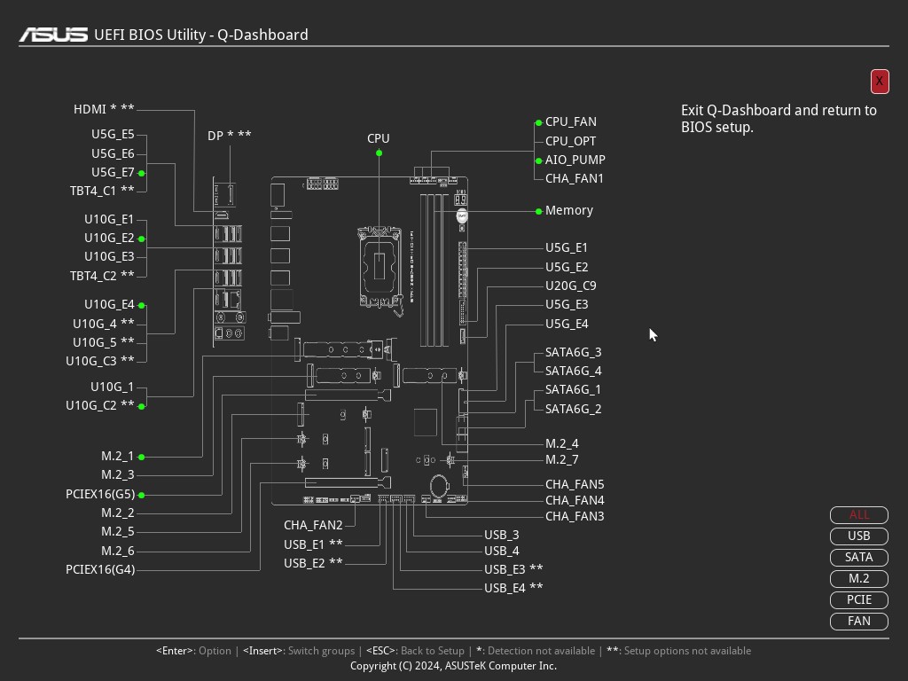 ASUS ROG STRIX Z890-E GAMING WIFI BIOS 1