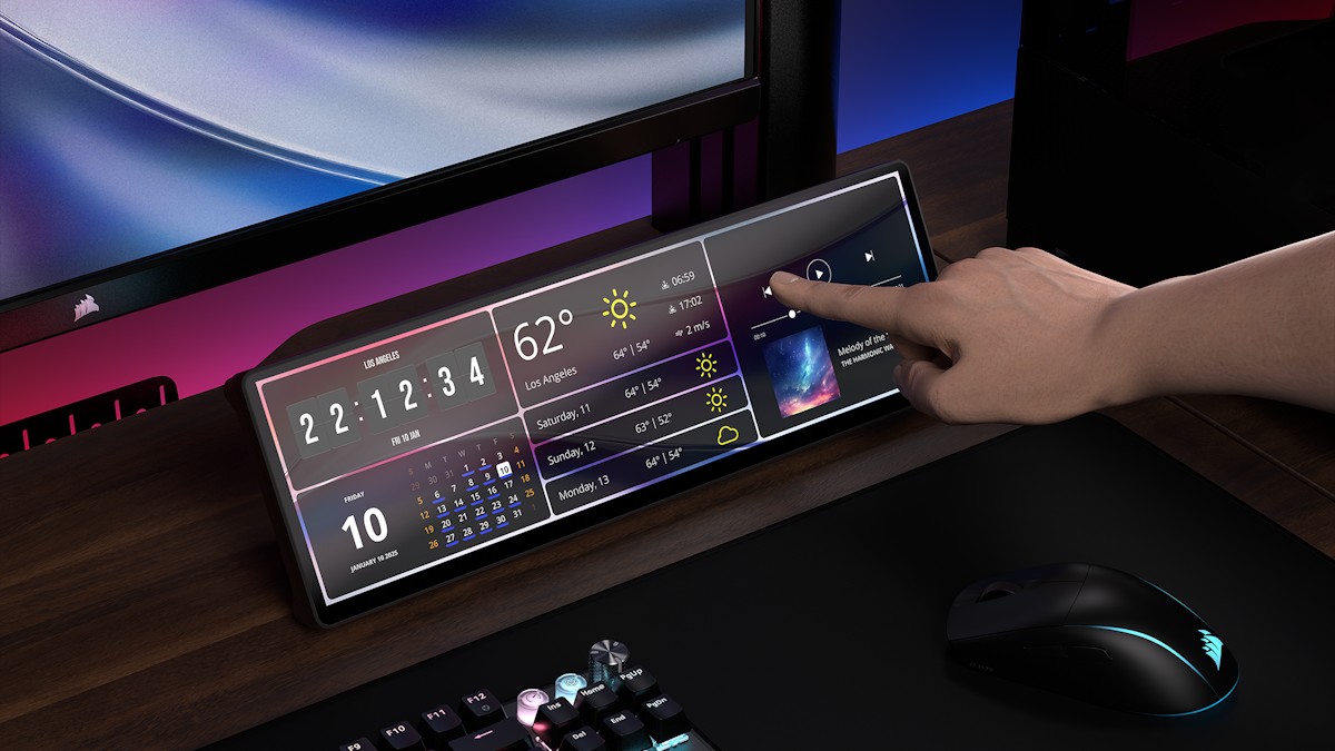 Corsair CES 2025 touchscreen XENON