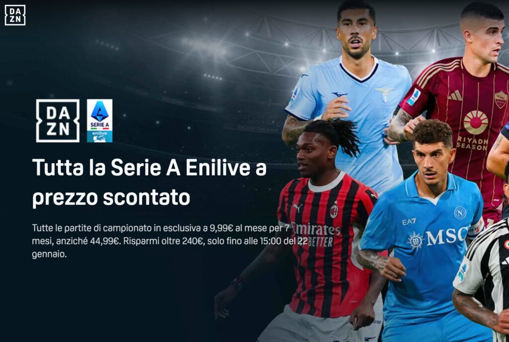 DAZN offerta ritirata Serie A